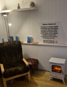 Shoreham counselling treatment room